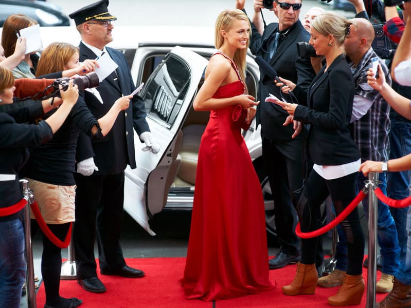 Célébrité VIP sur le tapis rouge