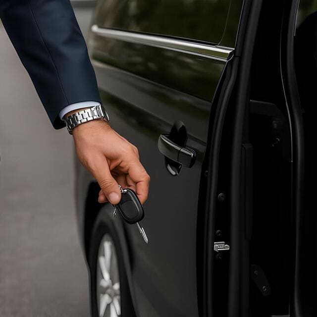 Chauffeur minibus ou van haut de gamme